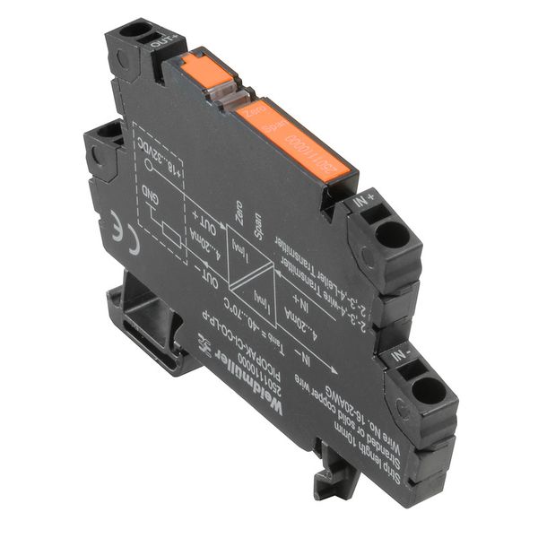 Signal converter/insulator, Output current loop powered, Input : 4-20  image 1