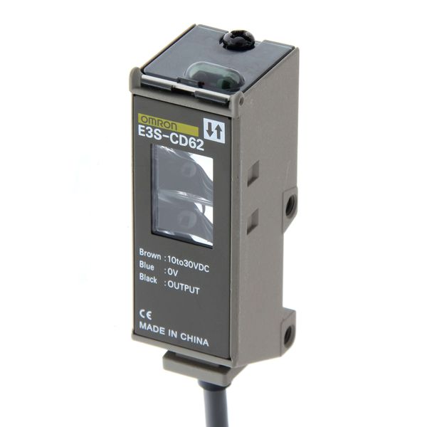 Photoelectric sensor, diffuse, 2m, DC, 3-wire, NPN/PNP, vertical, 2m c image 3