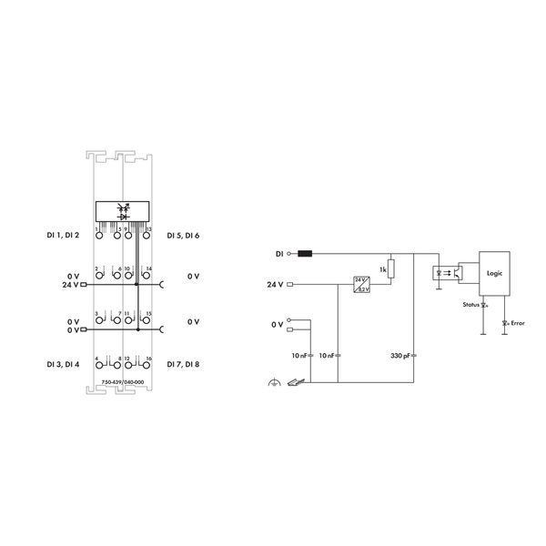 8-channel digital input NAMUR Intrinsically safe blue image 5