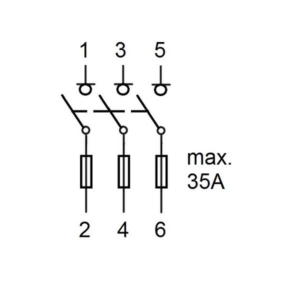 Switch-disconnector D02, series ARROW S, 3-pole, 35A image 2