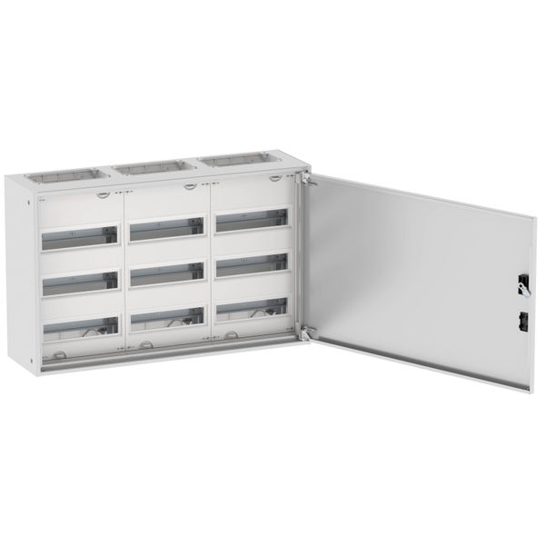 Wall-mounted enclosure EWK complete, IP31, 108 SU, protection class II, HxWxD=500x800x230mm image 7