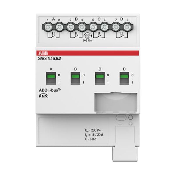 SA/S12.16.6.2 Switch Actuator, 12-fold, 16 A, C-Load, Energy Function, MDRC image 2