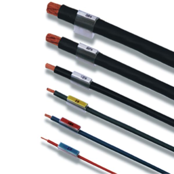 Cable coding system, 4 - 6.5 mm, 8.1 mm, Polyethylene LD, Transparent image 2