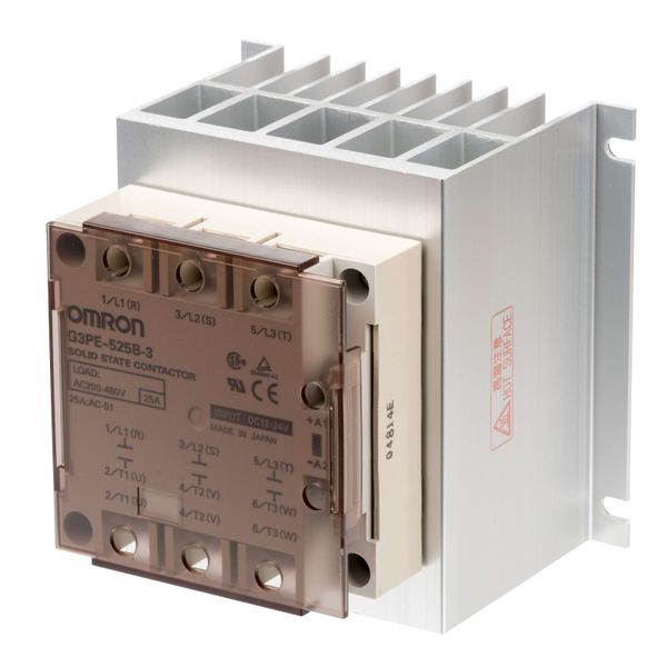 Solid-State relay, 3-pole, screw mounting, 25A, 264VAC max image 4