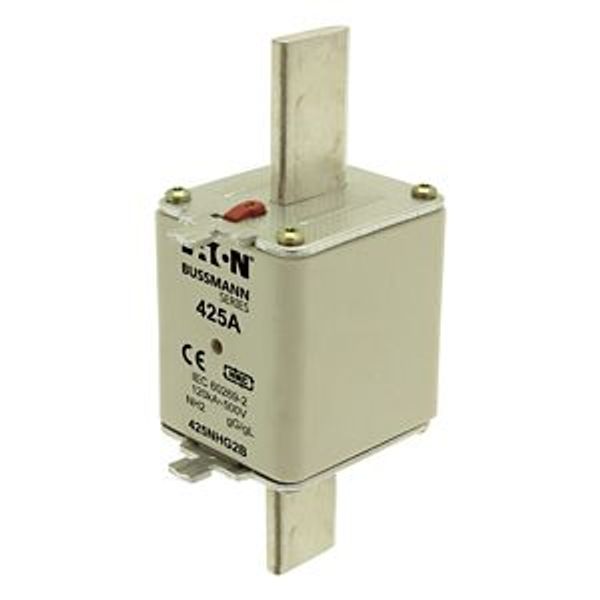 Fuse-link, low voltage, 425 A, AC 500 V, NH2, gL/gG, IEC, dual (combination) indicator system image 3
