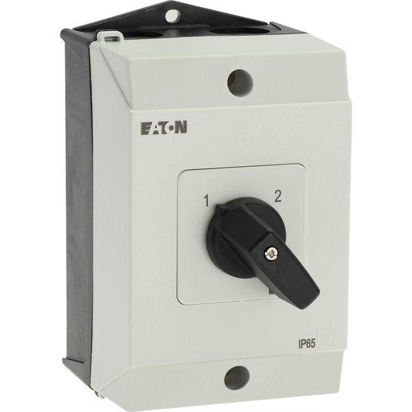Multi-speed switches, T0, 20 A, surface mounting, 4 contact unit(s), Contacts: 8, 90 °, maintained, Without 0 (Off) position, 1-2, Design number 11 image 39