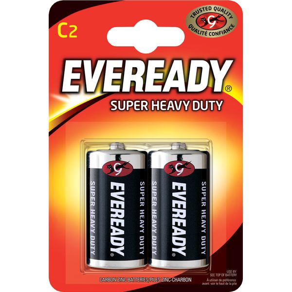 EVEREADY Super Heavy Duty R14 C BL2 image 1