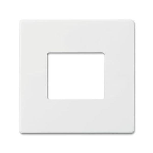 6476-884 CoverPlates (partly incl. Insert) Safety technology studio white matt image 2