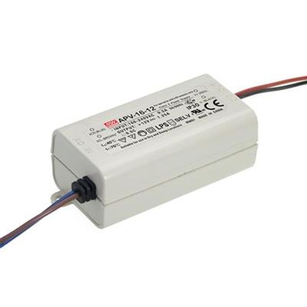 AC-DC Single output LED driver Constant Voltage (CV); Output 24Vdc at 0.67A 16W image 1