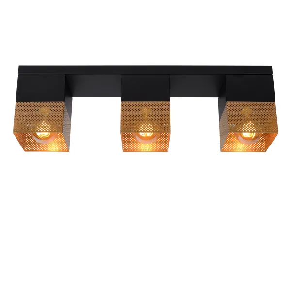 RENATE Ceiling Light  3x E27/40W Black/Gold image 1