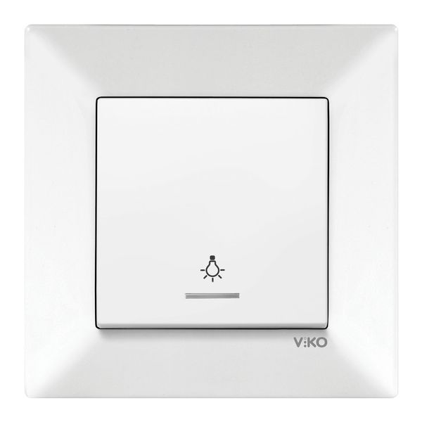Meridian White (Quick Connection) Illuminated Light Switch image 1