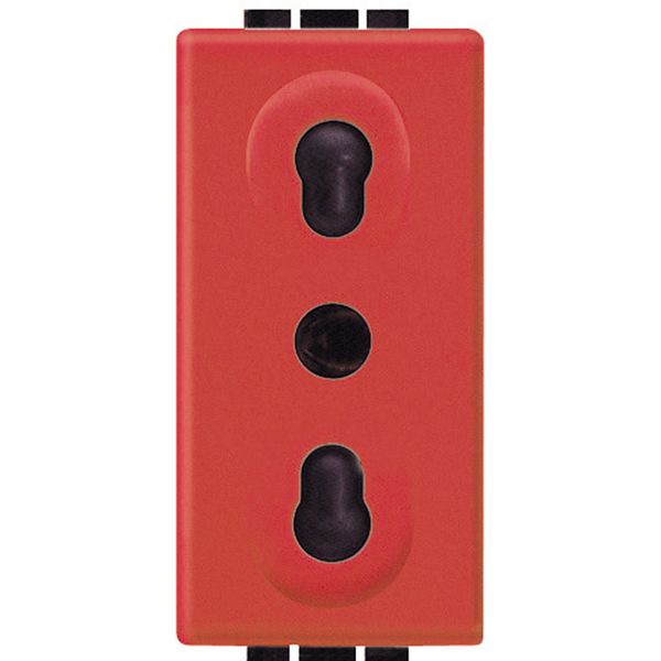 socket 2P+E 10/16A red image 1