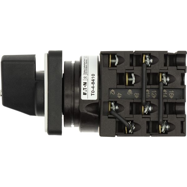 Star-delta switches, T0, 20 A, flush mounting, 4 contact unit(s), Contacts: 8, 60 °, maintained, With 0 (Off) position, 0-Y-D, Design number 8410 image 17