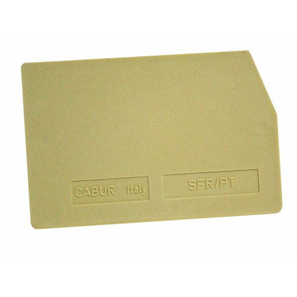 End section for diode holder and fuse terminal SFR 4, beige image 1