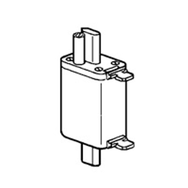 HRC blade type cartridge fuse - type aM - size 1 - 200 A - with striker image 1