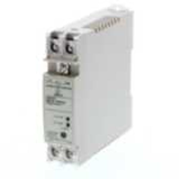 Power supply, plastic case, 22.5 mm wide DIN rail or direct panel moun image 2