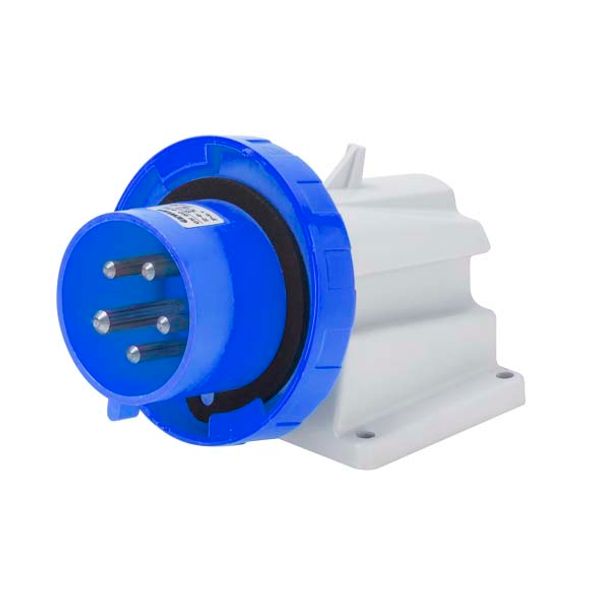 90° ANGLED SURFACE MOUNTING INLET - IP67 - 3P+E 32A 200-250V 50/60HZ - BLUE - 9H - SCREW WIRING image 2