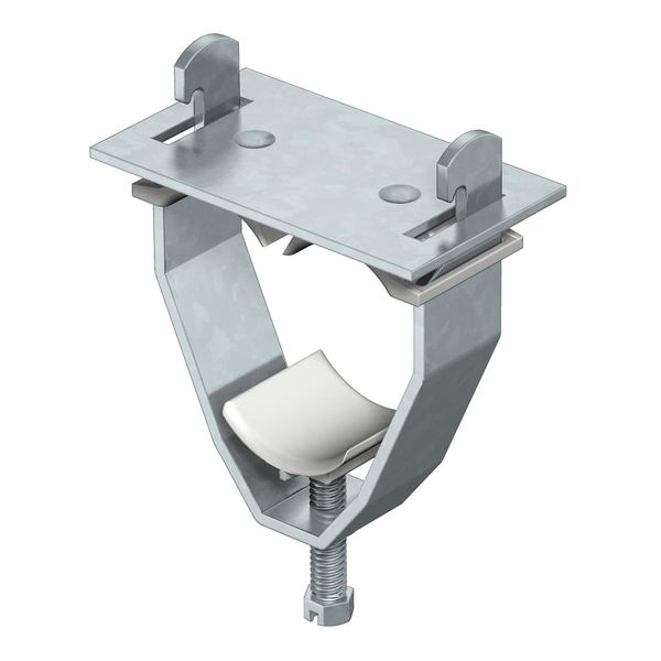 2056U-E37 FT  Clamp clip, for 3 single-core cables, 34-37mm, Steel, St, hot-dip galvanized, DIN EN ISO 1461 image 1
