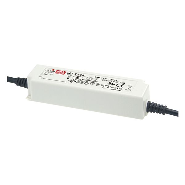 LPF-25D-24 Led driver, IP67 25,2W, 24V, 1,05A CV+CC dimmable, MEAN WELL image 1