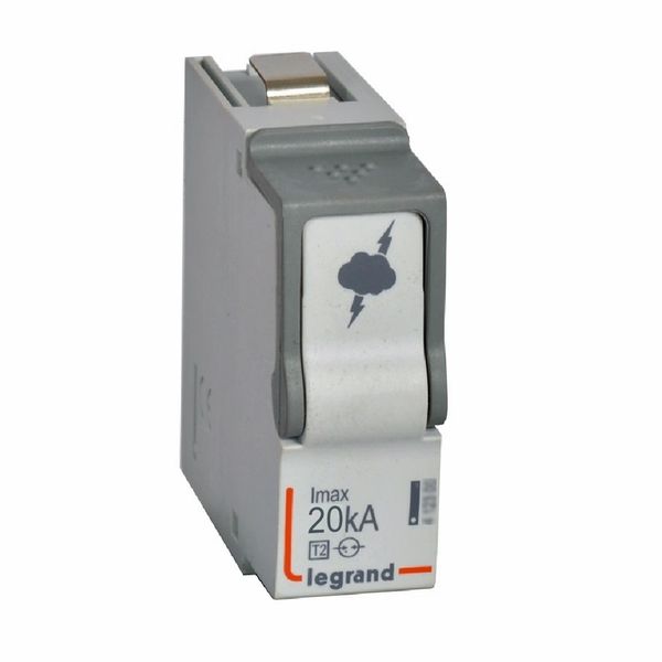 Plug-in replacement module for SPD - T2 - 20 kA/pole - N-PE module image 1
