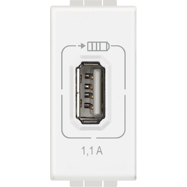 LL USB-lader 1,1A 1m wit image 1