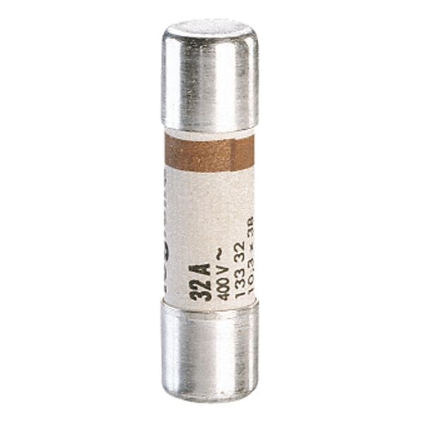 Domestic cartridge fuse - cylindrical type 10.3 x 38 - 32 A - w/o indicator image 2