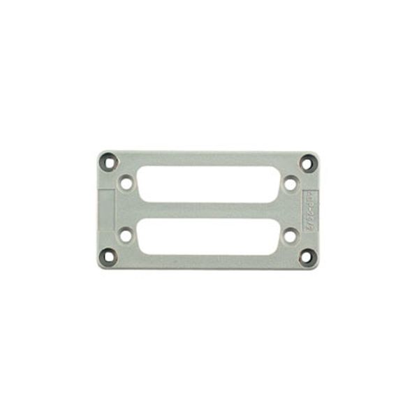 Adapter plate (industrial connector), Plastic, Colour: grey, Size: 4 image 1