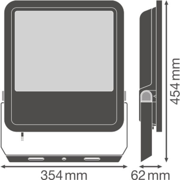 FLOODLIGHT 200 W 4000 K SYM 100 BK image 19