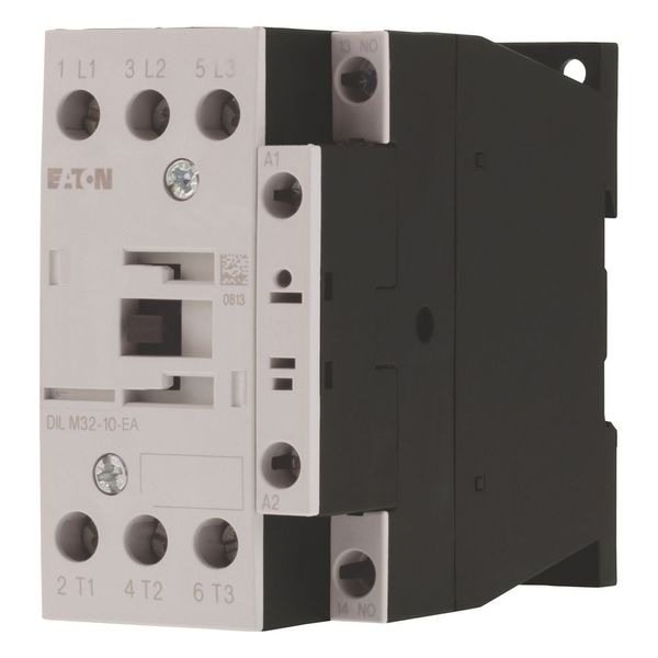 Contactor, 3 pole, 380 V 400 V 15 kW, 1 N/O, 230 V 50 Hz, 240 V 60 Hz, AC operation, Screw terminals image 1