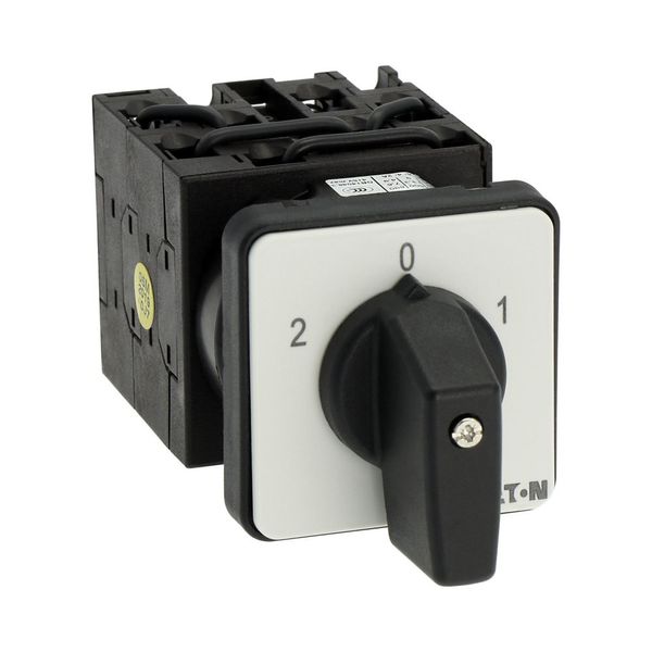 Multi-speed switches, T0, 20 A, flush mounting, 4 contact unit(s), Contacts: 8, 60 °, maintained, With 0 (Off) position, 2-0-1, Design number 5 image 16