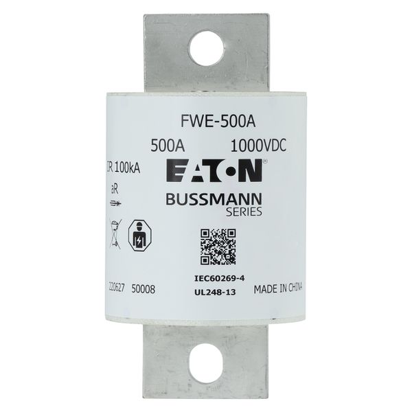 FWE-350A 1000Vdc IEC/UL 350A aR 50mm Round fuse image 13