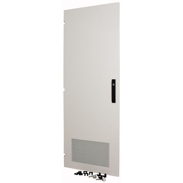 Section wide door, ventilated, left, HxW=1625x592mm, IP31 image 1