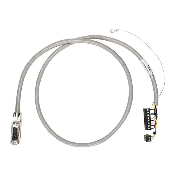 Cable, Pre-wired, 22AWG, 9 Twisted Pair, Shielded, 2.5m, (8.2') image 1
