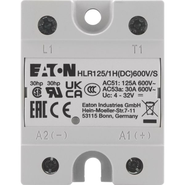 Solid-state relay, Hockey Puck, 1-phase, 125 A, 42 - 660 V, DC, high fuse protection image 11