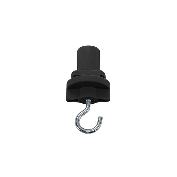 3-phase adapter with hook for S-TRACK 3-phase track, black image 1