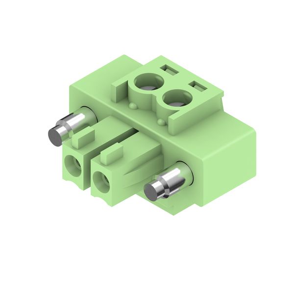 PCB plug-in connector (wire connection), 3.81 mm, Number of poles: 2,  image 2