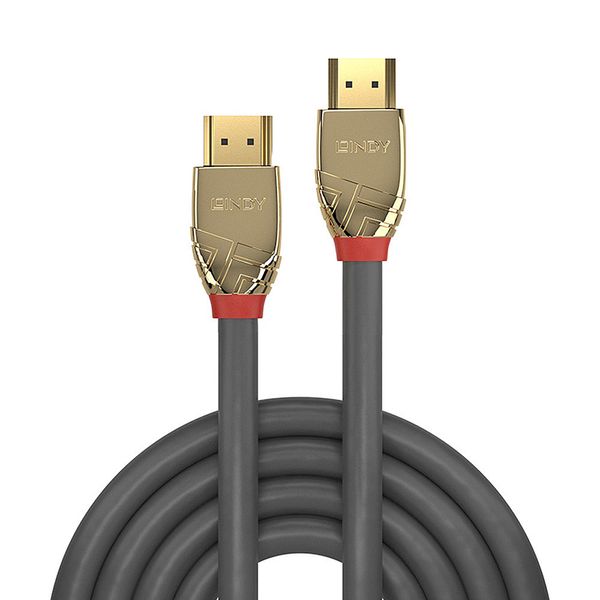 5m Ultra High Speed HDMI Cable, Gold Line HDMI Male to Male image 2