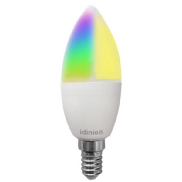 Full Color WiFi E14 Candle Bulb image 1