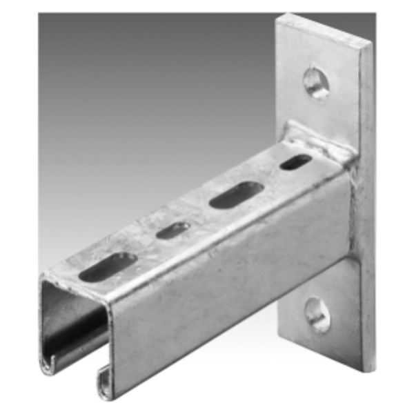 BRACKET 41X41 WITH FLAT END - LENGTH 320MM - FINISHING: HDG image 1