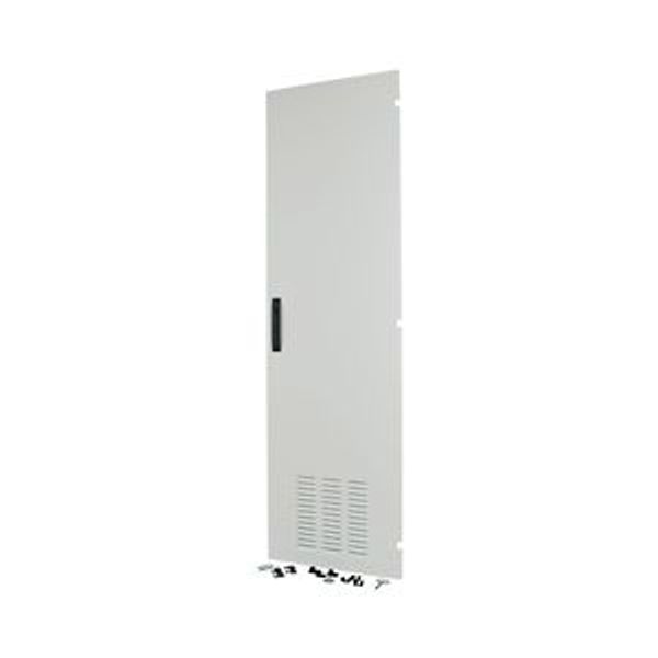 Device area door, ventilated, IP42, XF, right, HxW=2000x600mm, grey image 2