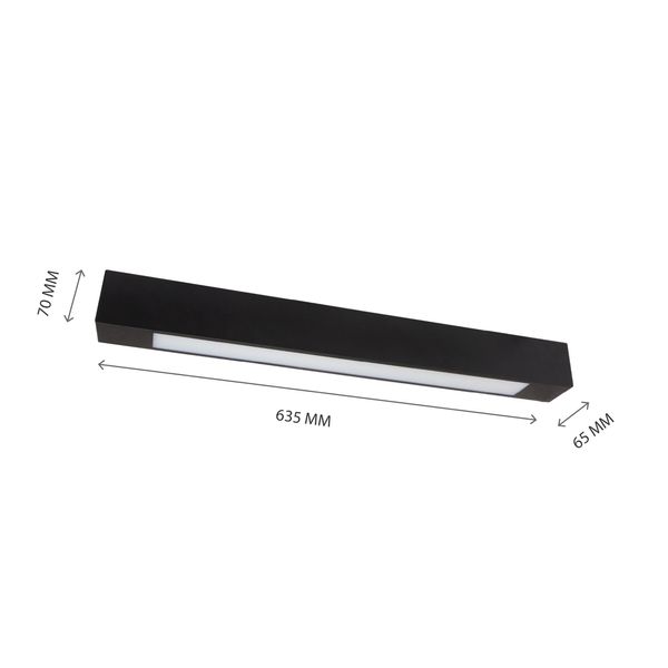 ALLDAY LED TUBE 600 250V 635x65x73mm BLACK image 34