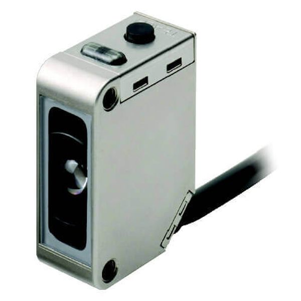 Registration mark sensor, rectangular housing, stainless steel, white image 2