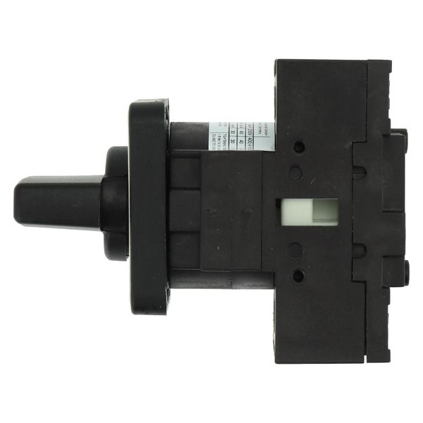 On-Off switch, P1, 40 A, flush mounting, 3 pole, with black thumb grip and front plate image 26