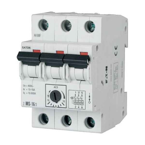 Motor-Protective Circuit-Breakers, 10-16A, 3p image 2