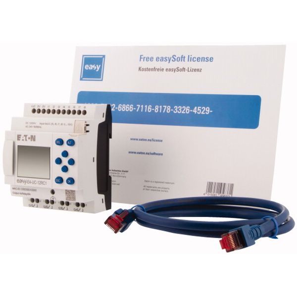 Starter package consisting of EASY-E4-UC-12RC1, patch cable and software license for easySoft image 3