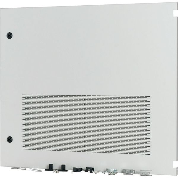 Section wide door, ventilated, right, HxW=700x800mm, IP31, grey image 6