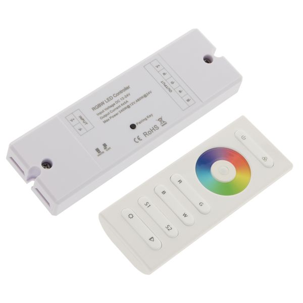 LED RF Controller RGBW Set Receiver + remote control image 1