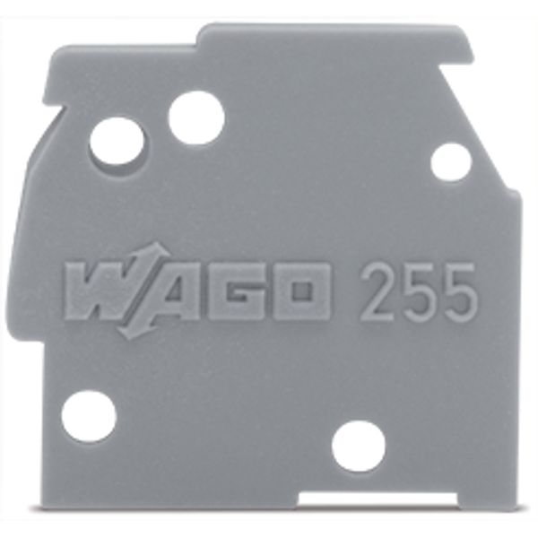 End plate snap-fit type 1 mm thick black image 4