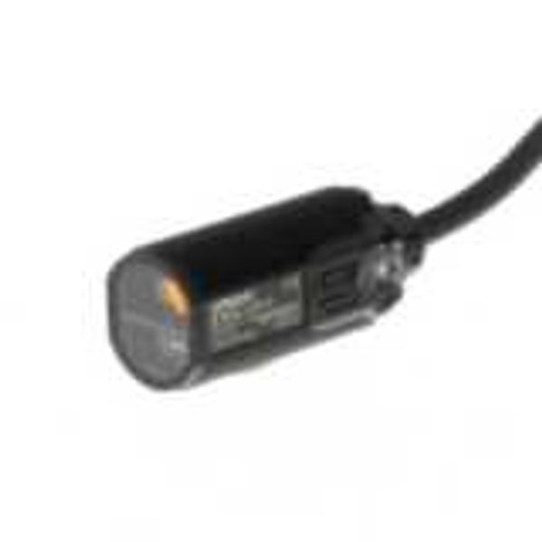 Photoelectric sensor, M18 threaded barrel, plastic, red LED, backgroun image 3