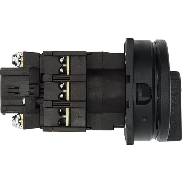 Main switch, P1, 32 A, flush mounting, 3 pole, STOP function, With black rotary handle and locking ring, Lockable in the 0 (Off) position image 3